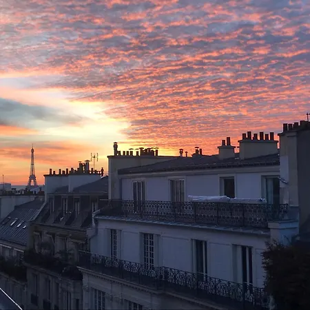 Loft Avec Vue Sur Tour Eiffel アパート *
