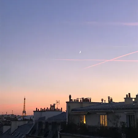 アパート Loft Avec Vue Sur Tour Eiffel
